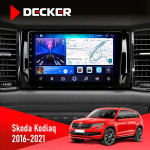 Штатная магнитола Skoda Kodiaq 2016-2021 Decker D10-006 4x64, 4G