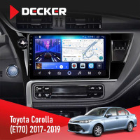 Штатная магнитола Toyota Corolla (E170) 2017-2019 Decker D10-006 4x64, 4G