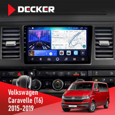 Штатна магнітола Volkswagen Caravelle 2015-2019 Decker D10-006 4x64, 4G Штатна магнітола Volkswagen Caravelle 2015-2019 Decker D10-006 4x64, 4G
