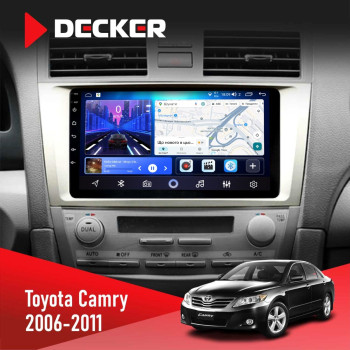 Штатная магнитола Toyota Camry 2006-2011 Climate Decker D10-006 4x64, 4G