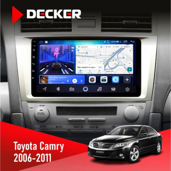 Штатная магнитола Toyota Camry 2006-2011 Climate AMP Decker D10-006 4x64, 4G