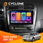 Штатная магнитола Toyota Avensis 2008-2015 Black Cyclone C9-001 2x64 CPL