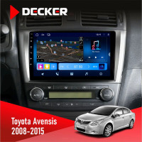 Штатная магнитола Toyota Avensis 2008-2015 Black Decker D9-008 8x128 DSP 4G