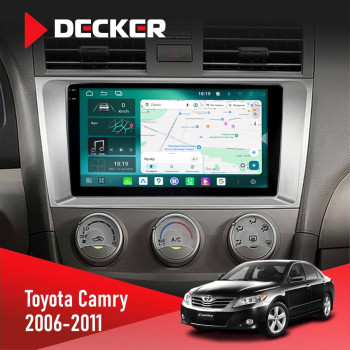Штатная магнитола Toyota Camry 2006-2011 Decker D10-004 6x128, DSP, 360, 2k