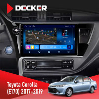 Штатная магнитола Toyota Corolla 2017-2019 Decker D10-008 8x128 DSP 4G
