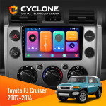 Штатная магнитола Toyota FJ Cruiser 2007-2016 Black Cyclone C9-001 2x64 CPL