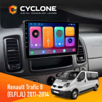 Штатная магнитола Renault Trafic 2011-2014 Cyclone C10-001 2x32