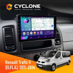 Штатная магнитола Renault Trafic 2011-2014 Cyclone C10-002 2x32, 4G, 2k