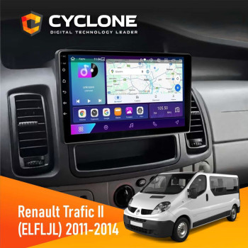 Штатная магнитола Renault Trafic 2011-2014 Cyclone C10-002 2x32, 4G, 2k