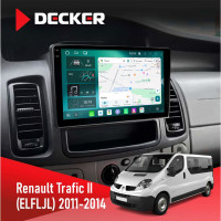 Штатная магнитола Renault Trafic 2011-2014 Decker D10-004 6x128, DSP, 360, 2k