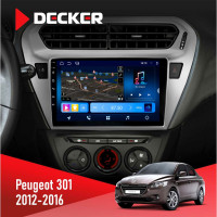Штатная магнитола Peugeot 301 2012-2016 Decker D9-008 8x128 DSP 4G