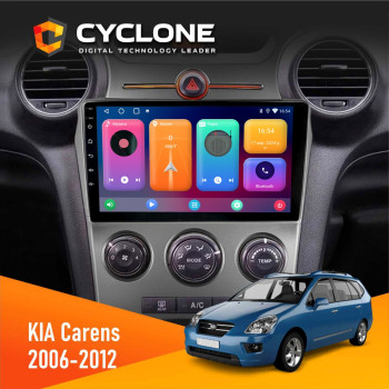 Штатная магнитола KIA Carens 2006-2012 Cyclone C9-001 2x64 CPL