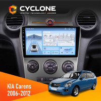 Штатная магнитола KIA Carens 2006-2012 Cyclone C9-012 4x64 DSP 4G