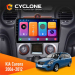 Штатная магнитола KIA Carens 2006-2012 Climate Cyclone C9-001 2x64 CPL