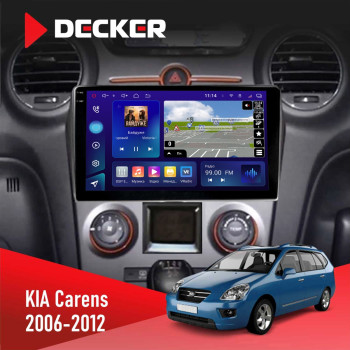 Штатная магнитола KIA Carens 2006-2012 Climate Decker D9-005 4x64, DSP, 360, 4G, 2k