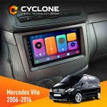 Штатная магнитола Mercedes-Benz Vito (W639), Viano (W639) 2006-2014 Cyclone C9-001 2x64 CPL