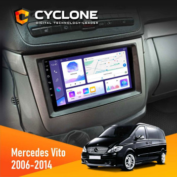 Штатна магнітола Mercedes-Benz Vito (W639), Viano (W639) 2006-2014 Cyclone C9-011 4x64, DSP