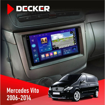 Штатна магнітола Mercedes-Benz Vito, Viano (W639) 2006-2014 Decker D9-005 4x64, DSP, 360, 4G, 2k