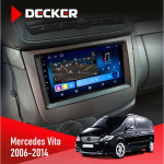 Штатная магнитола Mercedes-Benz Vito, Viano (W639) 2006-2014 Decker D9-008 8x128 DSP 4G