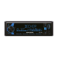 Автомагнітола Decker MDR-210 (1DIN, DSP-процесор, Class D 4x95W, Bluetooth)