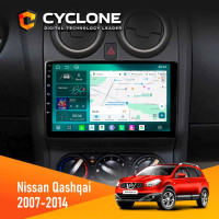 Штатна магнітола Nissan Qashqai 2007-2014 Cyclone C9-013 4x64 DSP 4G