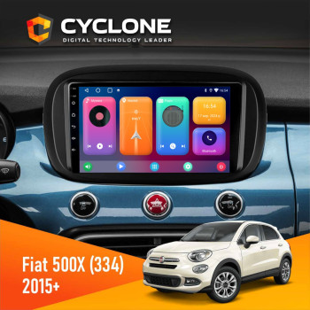 Штатная магнитола Fiat 500X (334) 2015  Cyclone C9-001 2x64 CPL