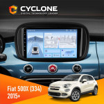 Штатная магнитола Fiat 500X (334) 2015+ Cyclone C9-012 4x64 DSP 4G