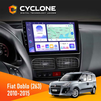Штатная магнитола Fiat Doblo (263) 2010-2015 Cyclone C10-011 4x64, DSP