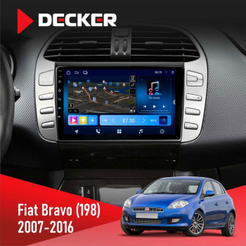 Штатная магнитола Fiat Bravo (198) 2007-2016 Decker D9-008 8x128 DSP 4G