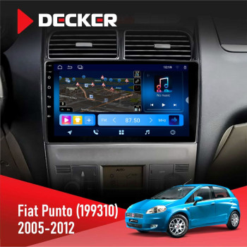 Штатная магнитола Fiat Punto, Linea 2005-2014 Decker D9-008 8x128 DSP 4G