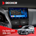 Штатная магнитола Fiat Doblo (263) 2010-2015 Decker D10-008 8x128 DSP 4G