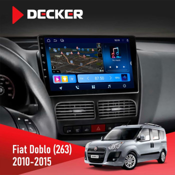 Штатная магнитола Fiat Doblo (263) 2010-2015 Decker D10-008 8x128 DSP 4G