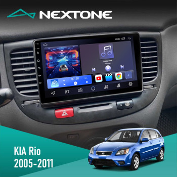 Штатна магнітола KIA Rio (JB) 2005-2011 Black Nextone N902 CPL (2x32)