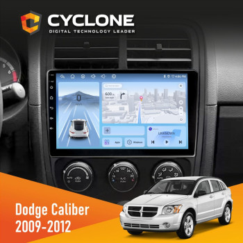 Штатная магнитола Dodge Caliber 2009-2012 Cyclone C9-012 4x64 DSP 4G