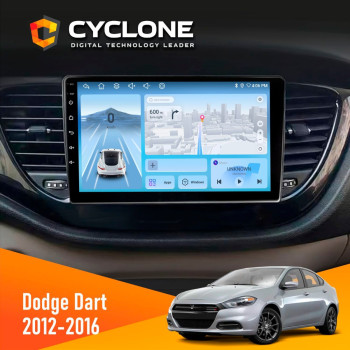 Штатная магнитола Dodge Dart 2012-2016 Cyclone C9-012 4x64 DSP 4G