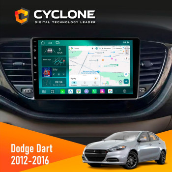 Штатна магнітола Dodge Dart 2012-2016 Cyclone C9-013 4x64 DSP 4G Штатна магнітола Dodge Dart 2012-2016 Cyclone C9-013 4x64 DSP 4G