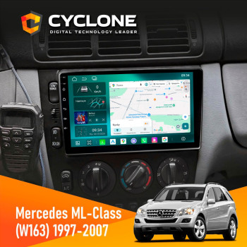 Штатна магнітола Mercedes-Benz ML-Class (W163) 1997-2006 AMP Cyclone C9-013 4x64 DSP 4G