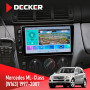 Штатна магнітола Mercedes-Benz ML-Class (W163) 1997-2006 AMP Decker D9-009 4x64, DSP, 4G, 2k