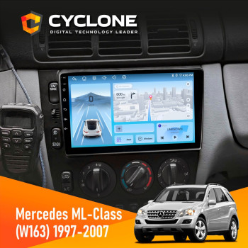 Штатная магнитола Mercedes-Benz ML-Class (W163) 1997-2006 Cyclone C9-012 4x64 DSP 4G