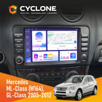 Штатная магнитола Mercedes-Benz ML-Class (W164) 2005-2011 Cyclone C9-011 4x64, DSP