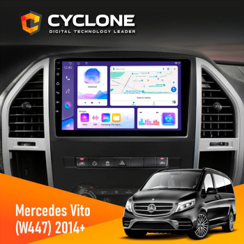 Штатна магнітола Mercedes-Benz Vito (W447) 2014  Cyclone C10-011 4x64, DSP