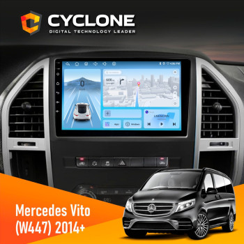 Штатная магнитола Mercedes-Benz Vito (W447) 2014  Cyclone C10-012 4x64 DSP 4G