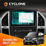 Штатна магнітола Mercedes-Benz Vito (W447) 2014  Cyclone C10-013 4x64 DSP 4G