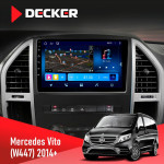 Штатная магнитола Mercedes-Benz Vito (W447) 2014  Decker D10-008 8x128 DSP 4G