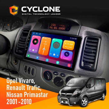 Штатна магнітола Renault Trafic 2001-2010 Cyclone C10-001 2x64 CPL