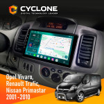 Штатна магнітола Renault Trafic 2001-2010 Cyclone C9-013 4x64 DSP 4G
