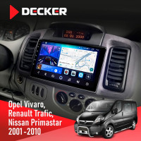 Штатна магнітола Renault Trafic 2001-2010 Decker D9-006 4x64, 4G