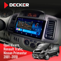 Штатная магнитола Renault Trafic 2001-2010 Decker D9-008 8x128 DSP 4G