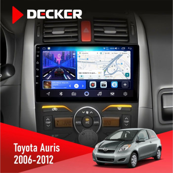 Штатная магнитола Toyota Auris 2006-2012 Decker D10-006 4x64, 4G