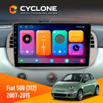 Штатная магнитола Fiat 500 (312) 2007-2015 Cyclone C9-001 2x64 CPL